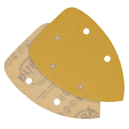 Dura-Gold Mouse Detail Sander Sandpaper Sanding Sheets, 5 Hole, 80 Grit - size: 80-Grit