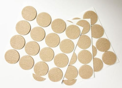 48 Pcs Self Adhesive 1" Round Felt Furniture Pads (Beige, 1") - color: Beige