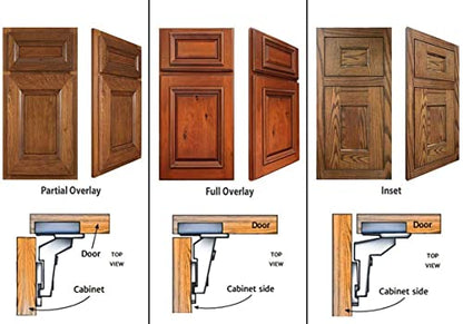 Berta 40-Pack Inset Frameless Soft Close Hinges – 110° 3D Adjustable, Clip-On Concealed European Hinges with Screws for Kitchen, Bathroom, Closet Cabinets – Ideal for Modern Cabinets - size: 40 Pieces
