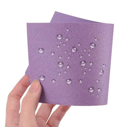 uxcell 10 Pcs Purple Sanding Sheets 150 Grit 9" x 3.7" Aluminum Oxide Sandpapers Wet Dry Polish for Wood Metal Paint Finishing - style: 150 Grit