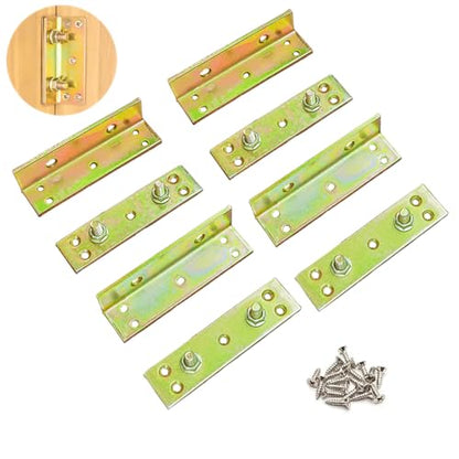Bed Rail Brackets Bed Frame Hardware Gold - color: Gold, size: Medium