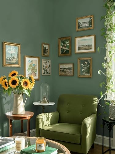 Dimoon 78.7''x17.7'' Green Peel and Stick Wallpaper Contact Paper Modern Self Adhesive Wall Paper Removable Renter Friendly Textured Solid Color Shelf Cabinet Vinyl Roll (78.7''x17.7'',Dark Green) - color: Dark Green, size: 17.7" x 78.7"