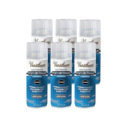 Varathane Ultimate Gloss Clear Polyurethane - color: Semi-Gloss, size: 11.25 Ounce (Pack of 6)