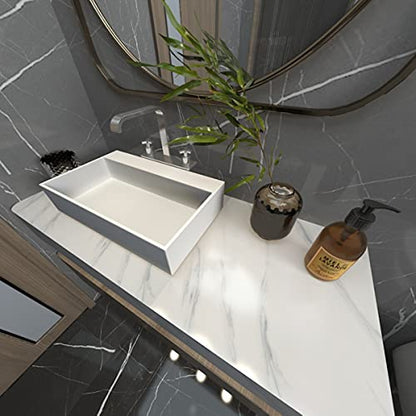 TOTIO White Marble Self-Adhesive Wallpaper, 16" x 197", 21.5 sq ft, Waterproof, Stain-Resistant, Modern Style, Marble Look - color: Milk White+gray, size: 16" x 197"