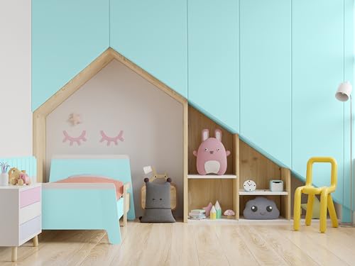 CHALK IT! All-in-One Multi-Surface Chalk Paint for Furniture & Cabinets - No Sanding, No Primer, Built-In Top Coat Water-Based, Low-Odor, Fast-Drying, Matte Finish (Turquoise) - color: Turquoise