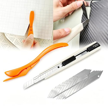 Vehicle Wrap Kit Heat Gun for Vinyl Wrap Window Film Decal, Car Paint Protection Film Kit Tinting Tools with Film Knife, Plastic Squeegee, 500ml Empty Spray Bottle - color: with heat gun