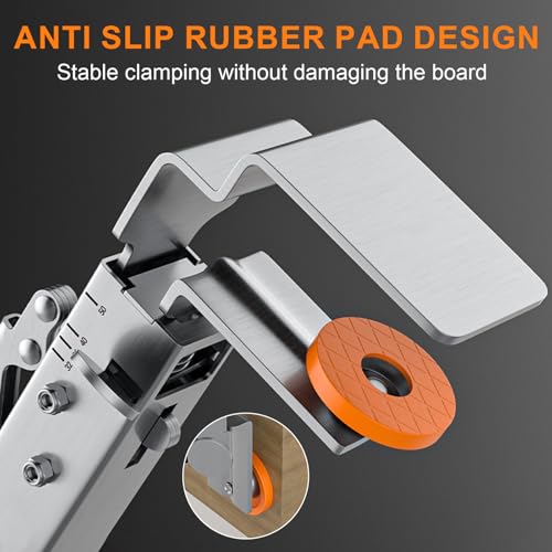 2 Pcs Drawer Front Installation Clamps, Cabinet Clamps for Drawer Panel Installation Fixing Clips Face Drawer Panel Installation Fixing Clips, Fast & Labour Saving (2 Pcs Silver) - style: 2 Pcs Silver