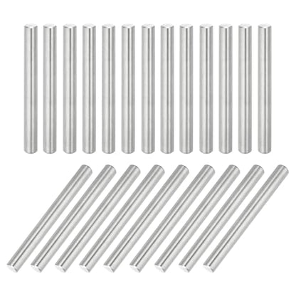 MECCANIXITY 22Pcs Dowel Pin 6mm x 60mm Shelf Support Pin 304 Stainless Steel Shelf Pegs for Shelves Cabinets Furniture Nickel Plated, Silver Tone - size: 6mm x 60mm