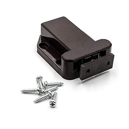 8 Pack Push Latch，Touch Latch Safe Push Latch，Rebound self-Locking Device，Open Catch Lock Drawer Cabinet Catch Touch Latch Cupboard Bedroom