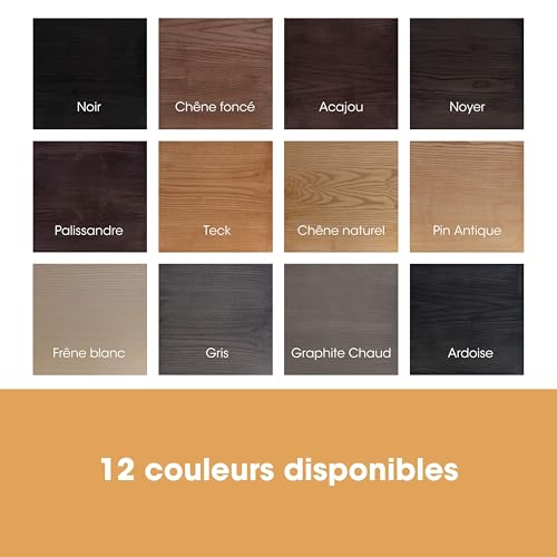 Furniture Clinic Wood Stain, Water-Based & Fast Drying, Tester Kit - color: ‎9 Colors, size: Tester Kit