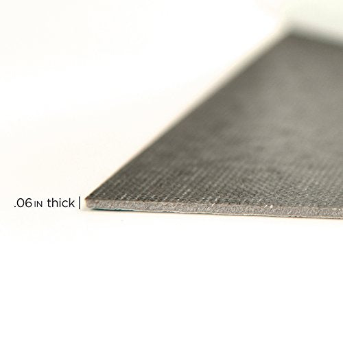 FloorPops Kikko White/Off-White Peel and Stick Floor Tiles - size: 60"L x 24"W x 0.06"T