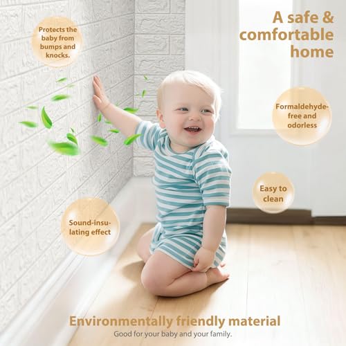 JOLOV 3D Wall Panels Peel and Stick, Waterproof PE Foam (30)