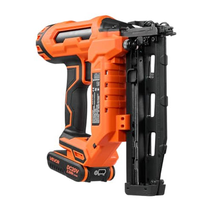 VEVOR Cordless Finish Nailer 20V 16GA Straight Cordless Nailer with Battery - size: 16 Gauge - 1 Battery