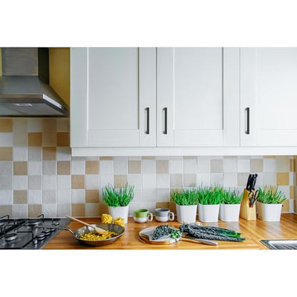 Ravinte Matte Black Square & Solid Cabinet Handles,4 Inch,30 Pack - size: 4 Inch Hole Center