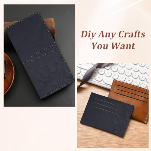53.15 x 11.83 Inch Waterproof Distressed Vegan Leather Fabric Sheet Synthetic Soft Faux Leatherette Sheet Smooth Upholstery PU Leather Roll for DIY Crafts Upholstery Furniture(Black) - color: Black