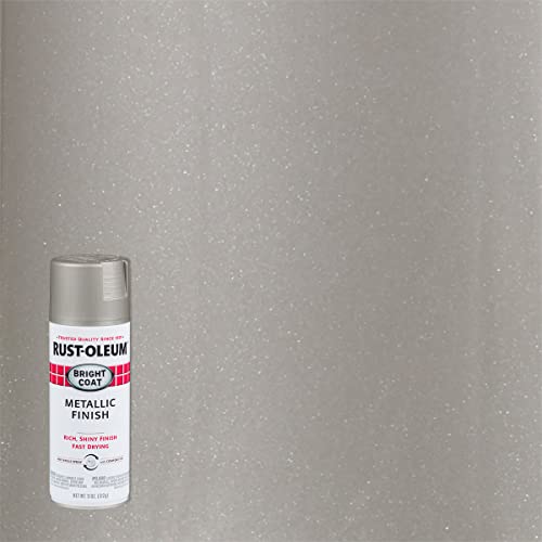 Rust-Oleum Stops Rust Bright Coat Metallic Spray Paint, Chrome - color: Chrome, size: 11 Ounce (Pack of 1)