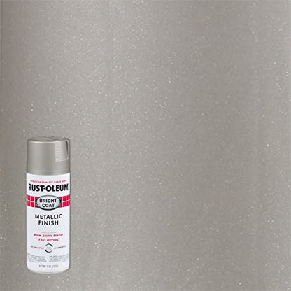 Rust-Oleum Stops Rust Bright Coat Metallic Spray Paint, Chrome - color: Chrome, size: 11 Ounce (Pack of 1)