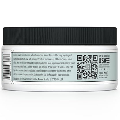 Retique It Water-Based Gel Stains (8 Ounce Stain, White Wash) - color: 98 White Wash, size: 8 Ounce Stain