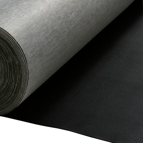 Vinyl Upholstery Fabric Black 54" Wide By 5 Yards Auto Home Commercial - color: Black, size: 5 Yards