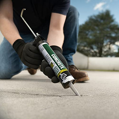 DAP Concrete and Mortar Filler and Sealant, Gray, 10.1 Oz (7079818096) (Pack of 12) - size: 10.1 Oz, Pack of 12