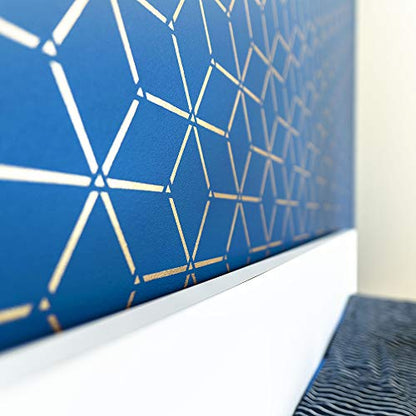 STENCILIT Rhombus Large Wall Stencil for Painting - 17x32In Stencil
