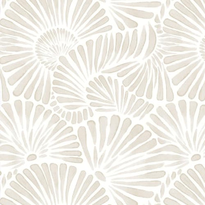 Ismoon Beige Wallpaper Peel and Stick Wallpaper Boho 17.3in x 6.56ft Neutral Removable Modern Geometric Wall Paper for Bathroom Bedroom Nursery Home Wall Waterproof Vinyl - color: Beige and White, size: 17.3" x 78.7"