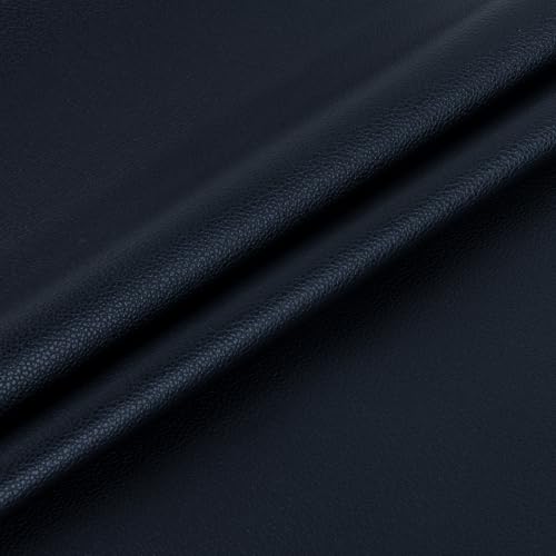 Marine Vinyl Faux Leather,12"X54" Boat Auto Upholstery DIY Projects (Black, 12"X54") - color: Black, size: 12"X54"