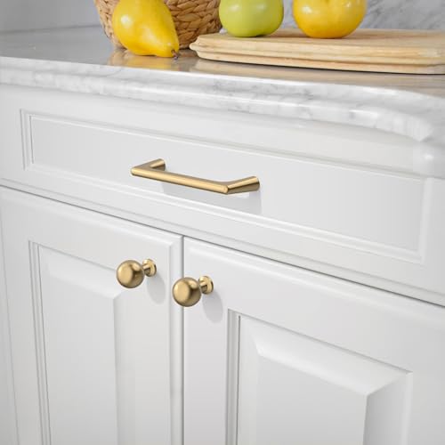 Amerdeco 10 Pack Champagne Bronze Cabinet Pulls 3.75" - color: Champagne Bronze, size: 3.75" hole center