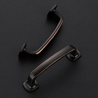 Ravinte Arch Cabinet Pulls 3in 10 Pack Oil Rubbed Bronze Cabinet Handles - color: Oil Rubbed Bronze, size: 3 inch hole center