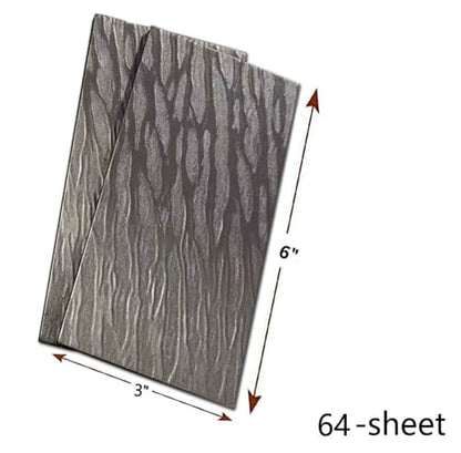 64pcs Peel and Stick Aluminum Mosaic Wall Stickers,Copper Gold - color: Copper Gold