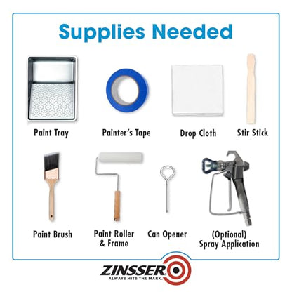 Zinsser 2001 Bulls Eye 1-2-3 All surface Primer, Gallon, White - color: White, size: Gallon (Pack of 1)