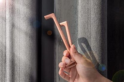 Goo-Ki Antique Copper Cabinet Pulls with 3.8''(96mm) Hole Centers,Retro Style Zinc Alloy Cabinet Pulls for Drawer,Cupboard, Wardrobe,6 Pack - color: Antique Copper, size: 3.8'' Hole Centers