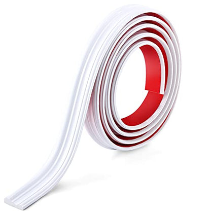 Gaahing Peel and Stick Wall Molding Trim & Chair Rail, Self-Adhesive Panel Moulding, DIY Home Decor on Cabinet Door Mirror Frame, 9.8ft x 1.6in - size: 1.6" W x 118.1"L