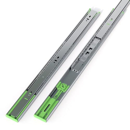 FivePears 2 Pairs 22 Inch Heavy Duty Soft Close Drawer Slides, 150 Lb Load Capacity Full Extension Ball Bearing Side Mount Drawer Runner, Rv Tool Box Kitchen Cabinet Drawer Self Closing Glide Rails