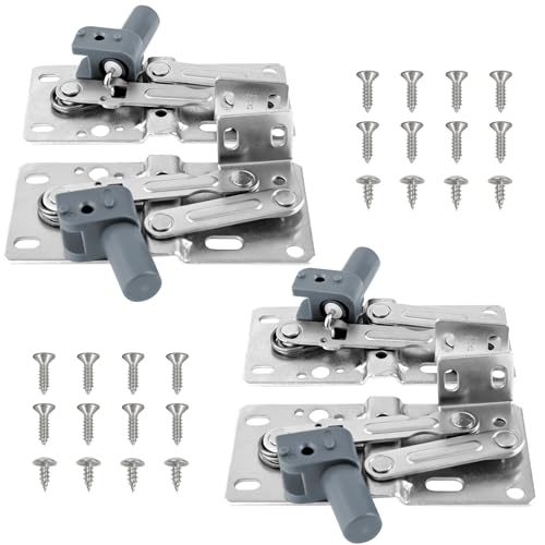 LD-0220-50SC Soft Close Pivot Hinges Self Closing Cabinet Door Hinge - color: 2 Pair