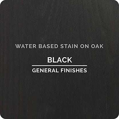General Finishes Water Based Wood Stain, 1 Gallon, Black - color: Black, size: 1 Gallon