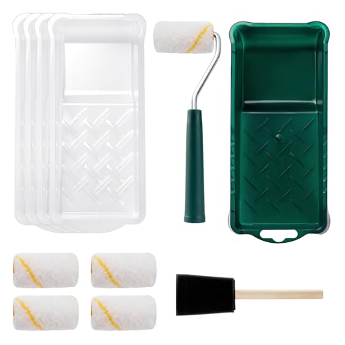 Paint Roller Kit, 12 Pack, 2 Inch Mini Paint Roller, Microfiber