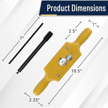 Kings County Tools Jig Dowel Thread Tap and Die Set, 1/2 Inch - size: 1/2 In.