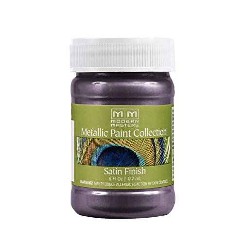 Modern Masters Satin Lilac Metallic Paint - color: Satin Lilac, size: 6 Fl Oz (Pack of 1)