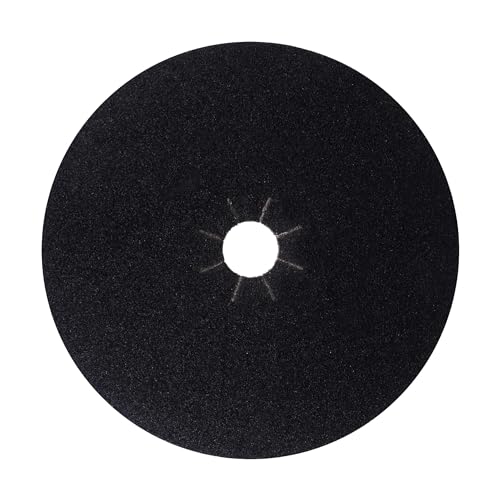 Mercer Industries 427060 Silicon Carbide Floor Sanding Disc, Cloth Back, 17" x 2" Hole, Grit 60X, 20-Pack - size: 17" x 2" Hole, style: Grit 60X