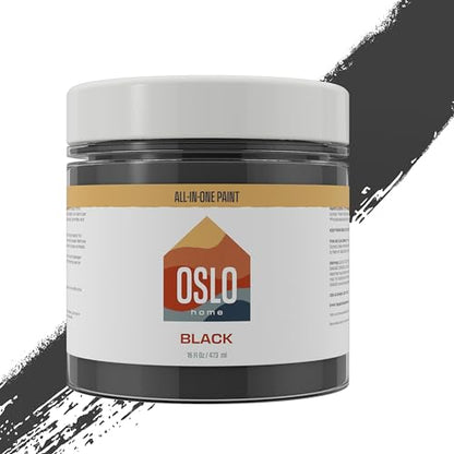 All In One Paint, Black, Pint, Matte - color: 07) Black (Matte)