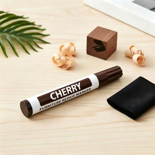 Wood Furniture Repair Pen Fix Scratches Floor Cabinet Table Door (CHERRY)