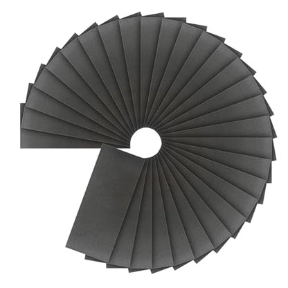 Premium 30-Sheet 320 Grit Wet Dry Sandpaper, 9 x 3-2/3 Inch - style: 320Grit