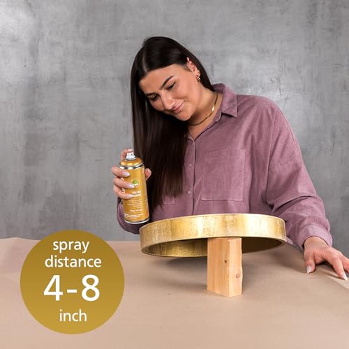 Gold Spray Paint | Water-based Antique Gold Spray Paint - color: Golden Elegance Semi Gloss, size: 11.29 Ounce (Pack of 1)