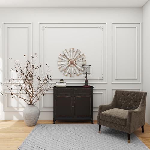 3 Set Peel and Stick Wall Molding Kit (12 Frames & 4 Corner Flowers)