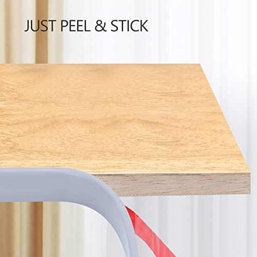 16 ft Flexible Self Adhesive Veneer Edge Banding Peel and Stick Edge Trim Guards (Gray, 3/4 inch) - color: Gray