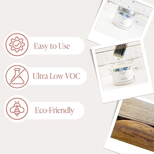 Clear Coat Pint (16oz) - Eco-Friendly Clear Satin Sheen Top Coat for Chalk Style Wood Furniture Paint, Non-Yellowing Waterproof Finish, Easy Application - size: 16 Fl Oz (Pack of 1)