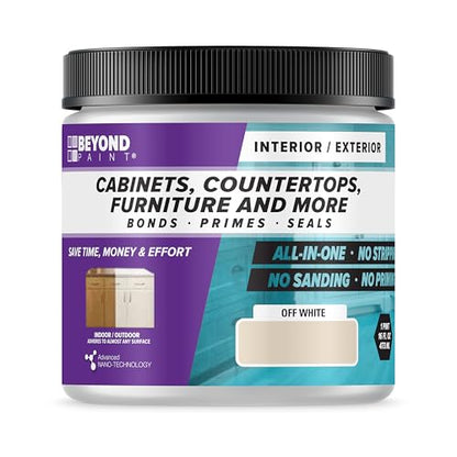 Beyond Paint Counter Top Paint - Pint - No Stripping No Sanding No Priming, Bone - color: Off White
