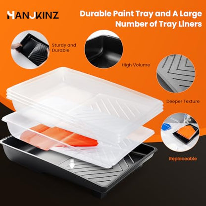 6 inch 11 Pc Paint Tray Kit with Frame & Drop Cloth