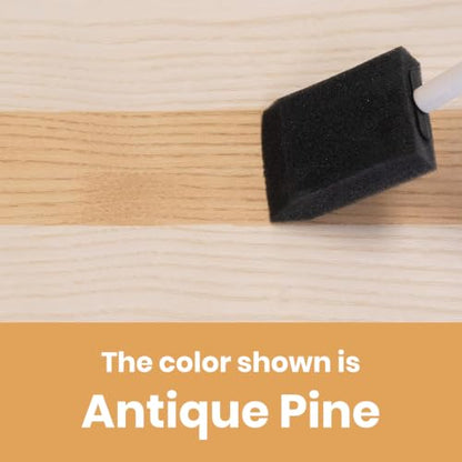 Furniture Clinic Wood Stain, Water-Based & Fast Drying, Antique Pine - color: Antique Pine, size: 250ml / 8.5 Fl Oz